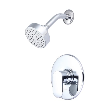 Olympia Faucets Single Handle Shower Trim Set, Wallmount, Polished Chrome T-2332